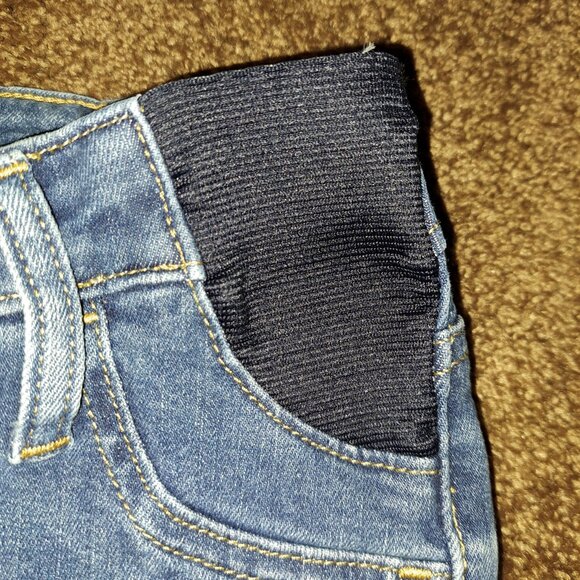 Gap Maternity Inset Panel Favorite Jegging Medium Indigo Denim Jeans - Picture 4 of 14